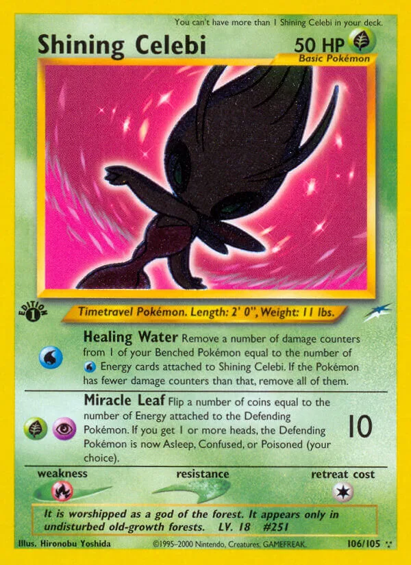 Shining Celebi, Neo Destiny 106/105