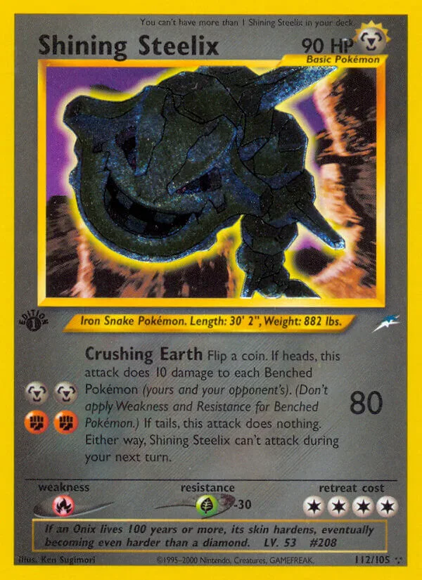 Shining Steelix, Neo Destiny 112/105