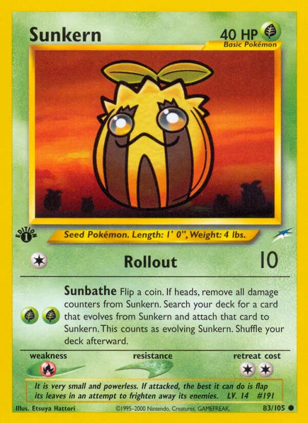 Sunkern, Neo Destiny 83/105