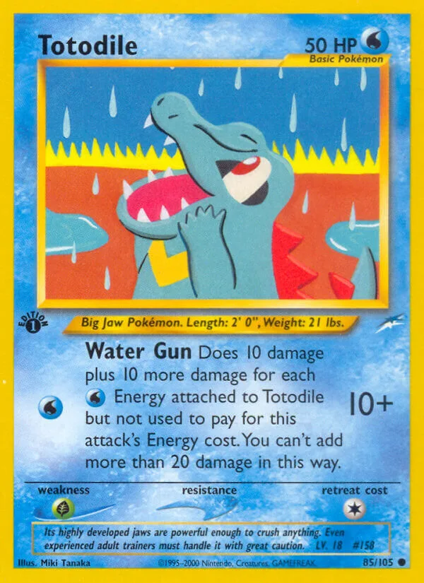 Totodile, Neo Destiny 85/105