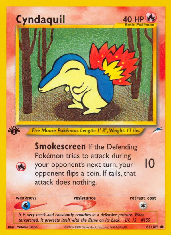 Cyndaquil, Neo Destiny 61/105