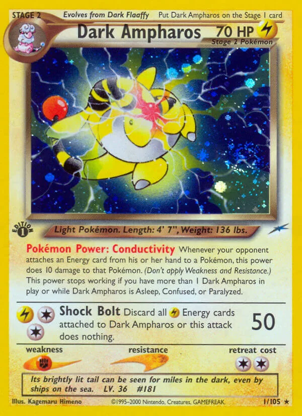 Dark Ampharos, Neo Destiny 1/105
