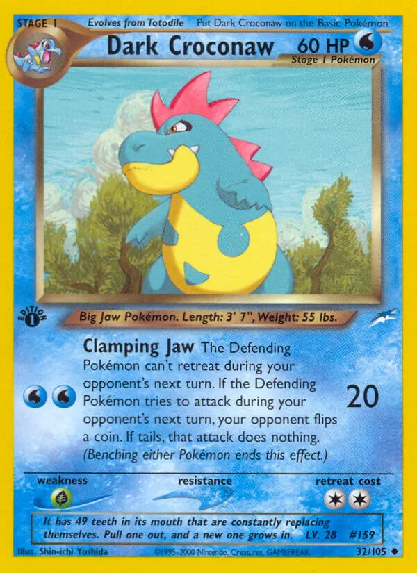 Dark Croconaw, Neo Destiny 32/105