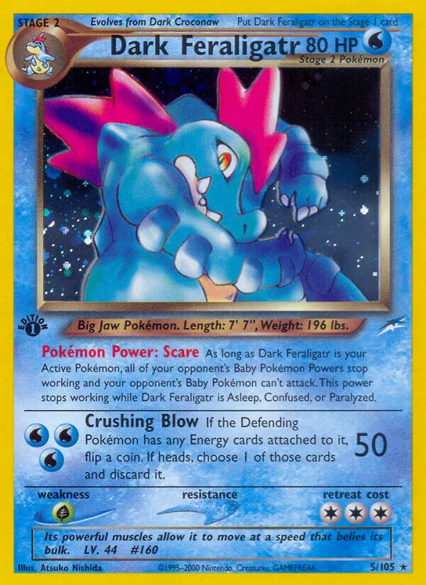 Dark Feraligatr, Neo Destiny 5/105