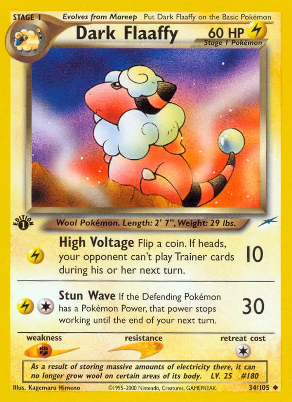 Dark Flaaffy, Neo Destiny 34/105
