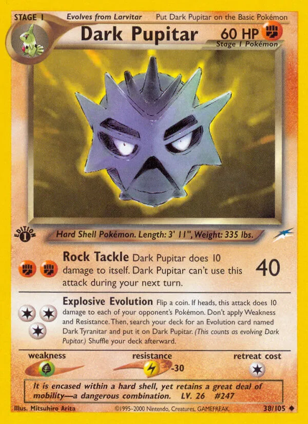 Dark Pupitar, Neo Destiny 38/105