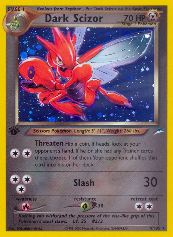 Dark Scizor, Neo Destiny 9/105