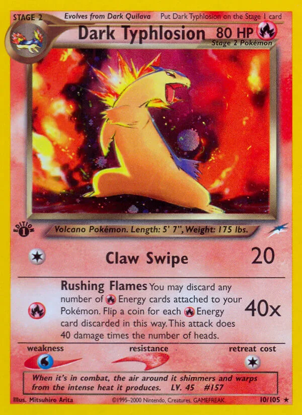 Dark Typhlosion, Neo Destiny 10/105