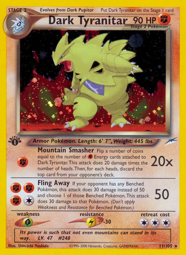 Dark Tyranitar, Neo Destiny 11/105