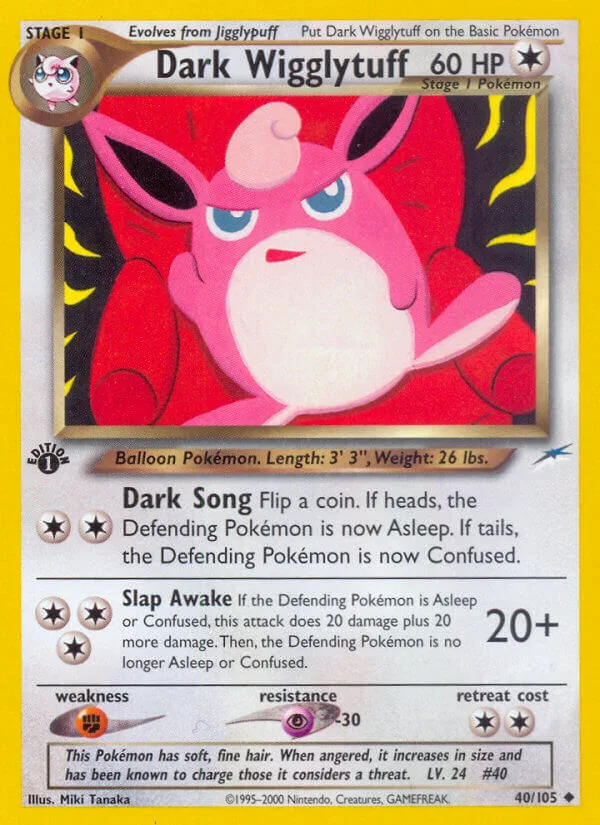 Dark Wigglytuff, Neo Destiny 40/105