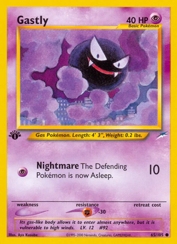 Gastly, Neo Destiny 65/105