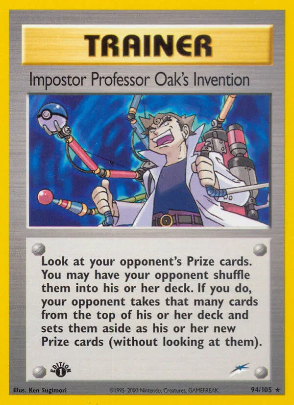 Impostor Professor Oak’s Invention, Neo Destiny 94/105