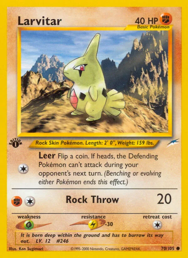 Larvitar, Neo Destiny 70/105
