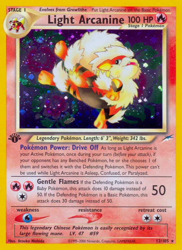 Light Arcanine, Neo Destiny 12/105