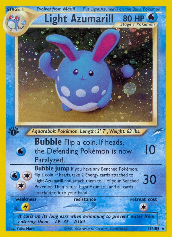 Light Azumarill, Neo Destiny 13/105