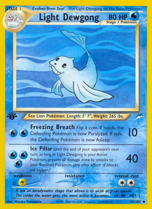 Light Dewgong, Neo Destiny 45/105
