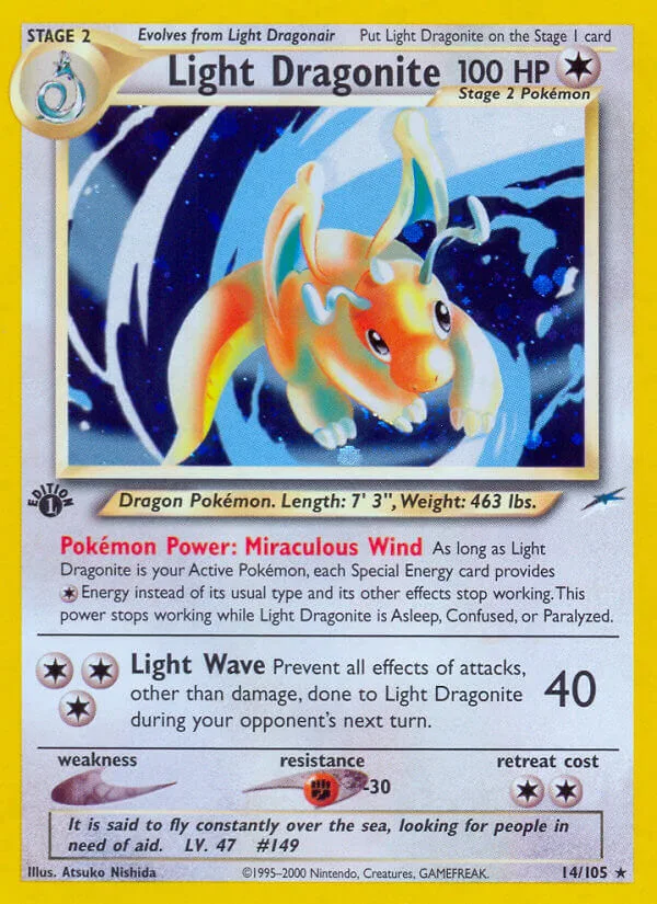 Light Dragonite, Neo Destiny 14/105