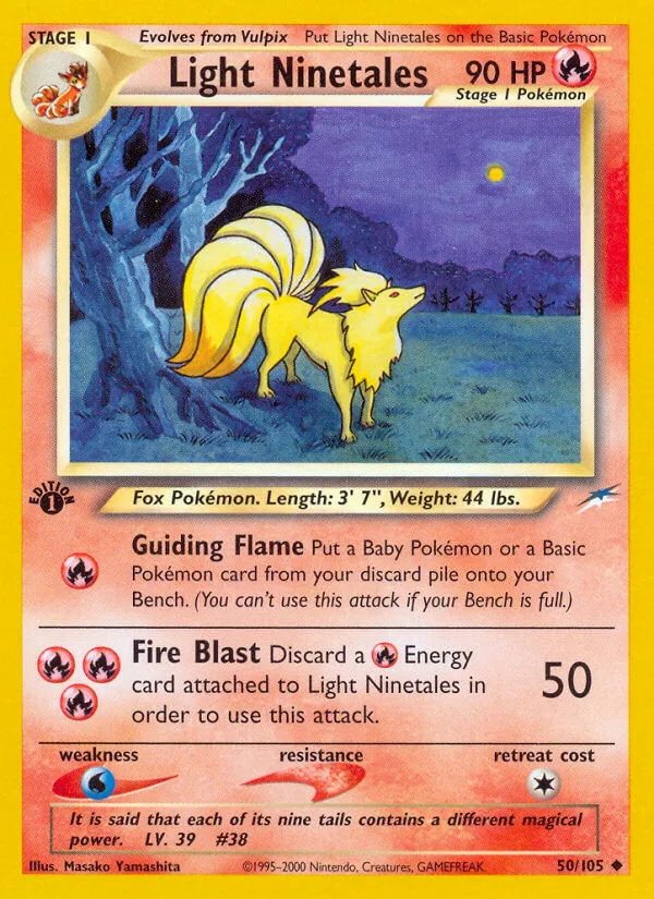 Light Ninetales, Neo Destiny 50/105