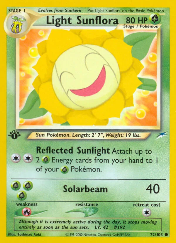 Light Sunflora, Neo Destiny 72/105