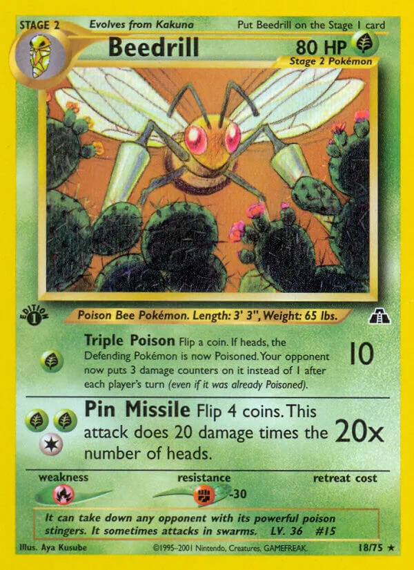 Beedrill, Neo Discovery 18/75