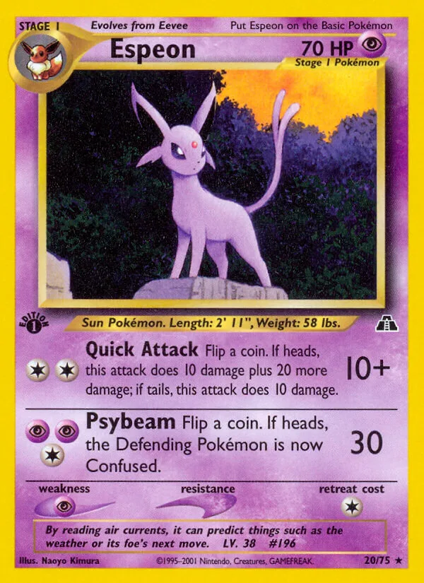 Espeon, Neo Discovery 20/75