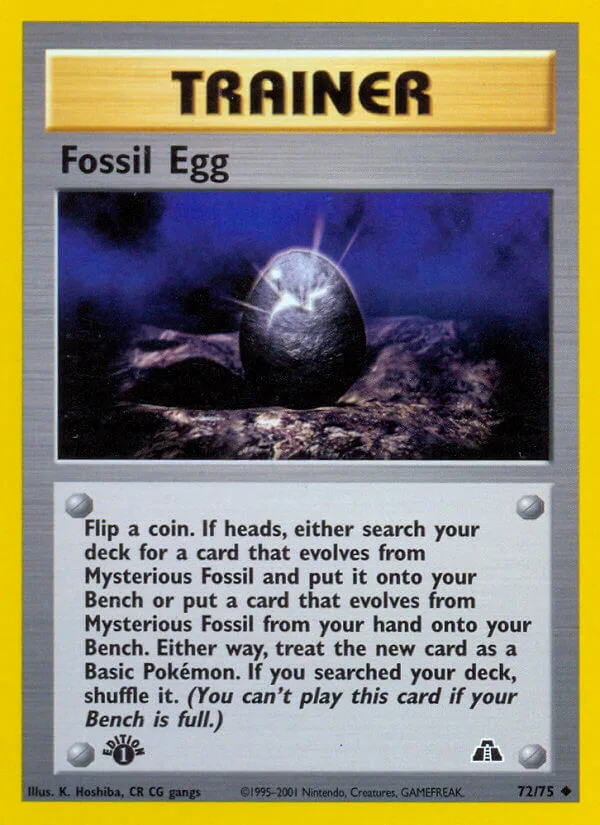 Fossil Egg, Neo Discovery 72/75