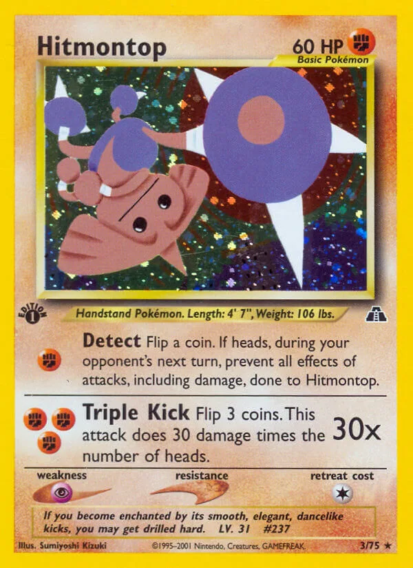 Hitmontop, Neo Discovery 3/75