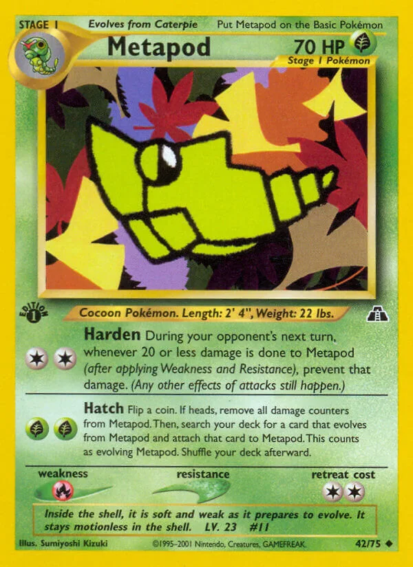 Metapod, Neo Discovery 42/75