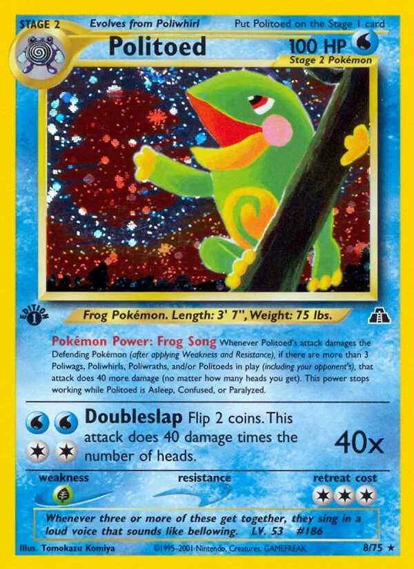 Politoed, Neo Discovery 8/75
