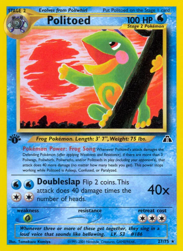Politoed, Neo Discovery 27/75