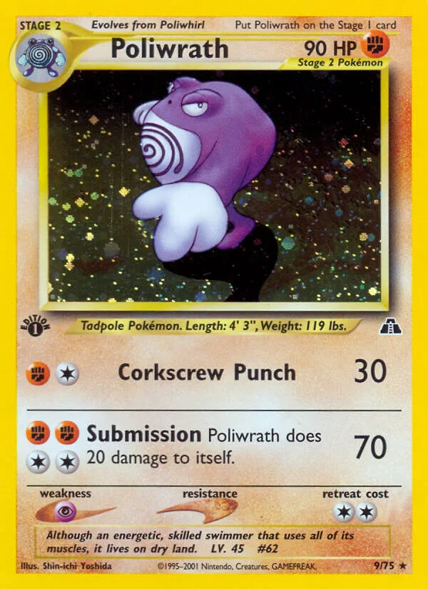 Poliwrath, Neo Discovery 9/75