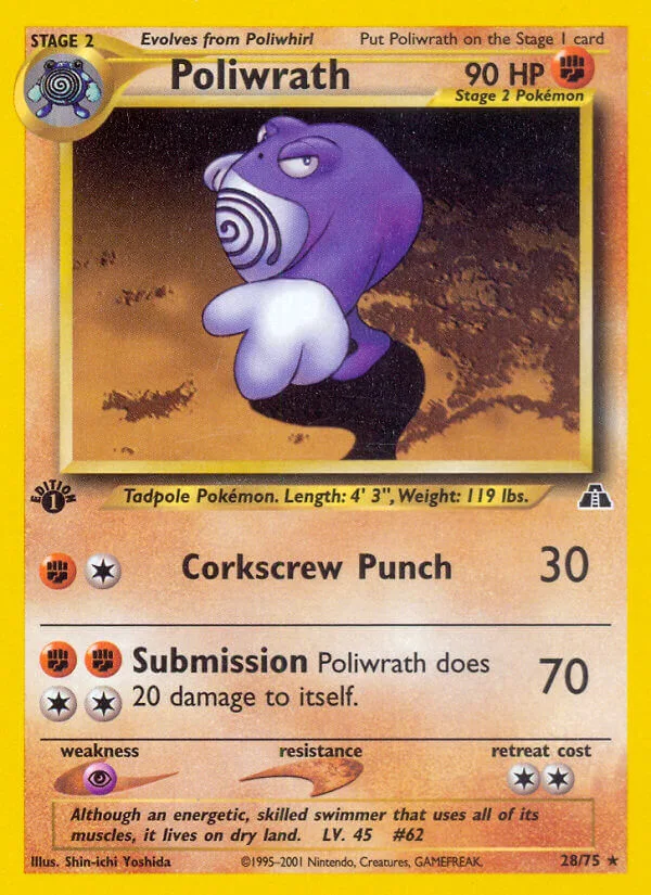 Poliwrath, Neo Discovery 28/75