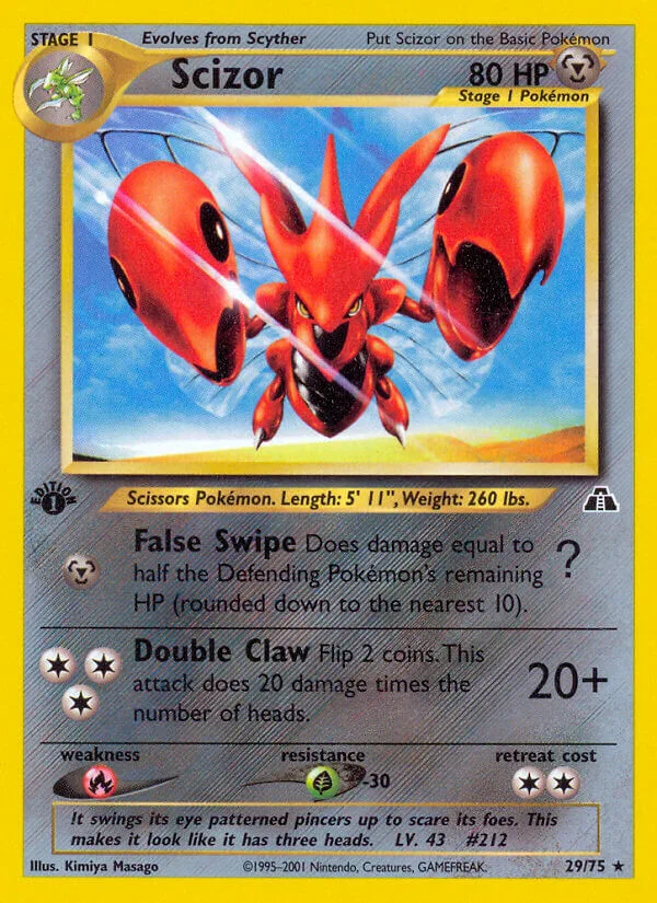Scizor, Neo Discovery 29/75