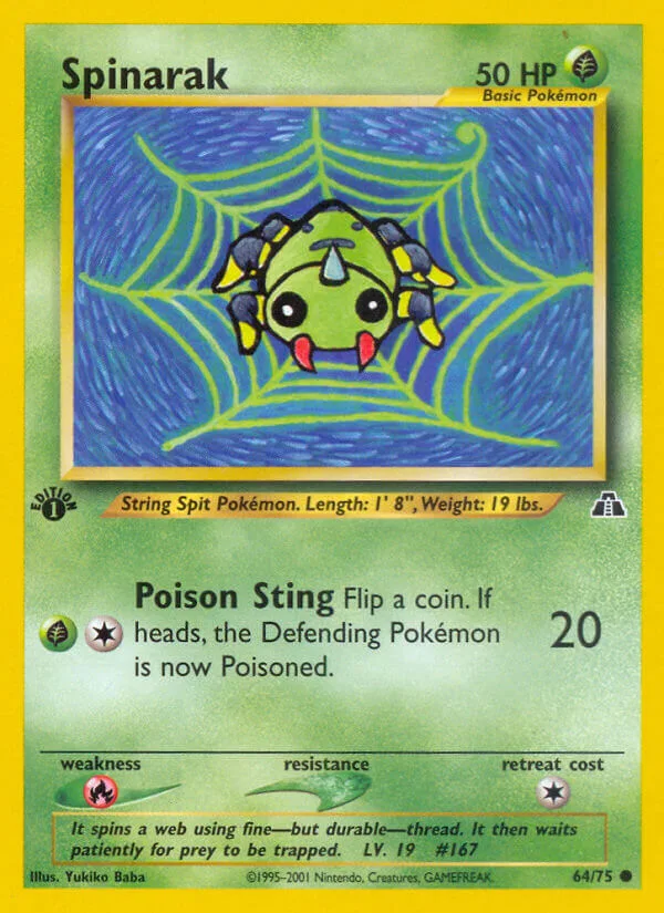 Spinarak, Neo Discovery 64/75