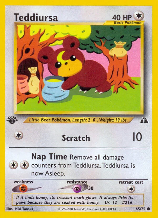 Teddiursa, Neo Discovery 65/75
