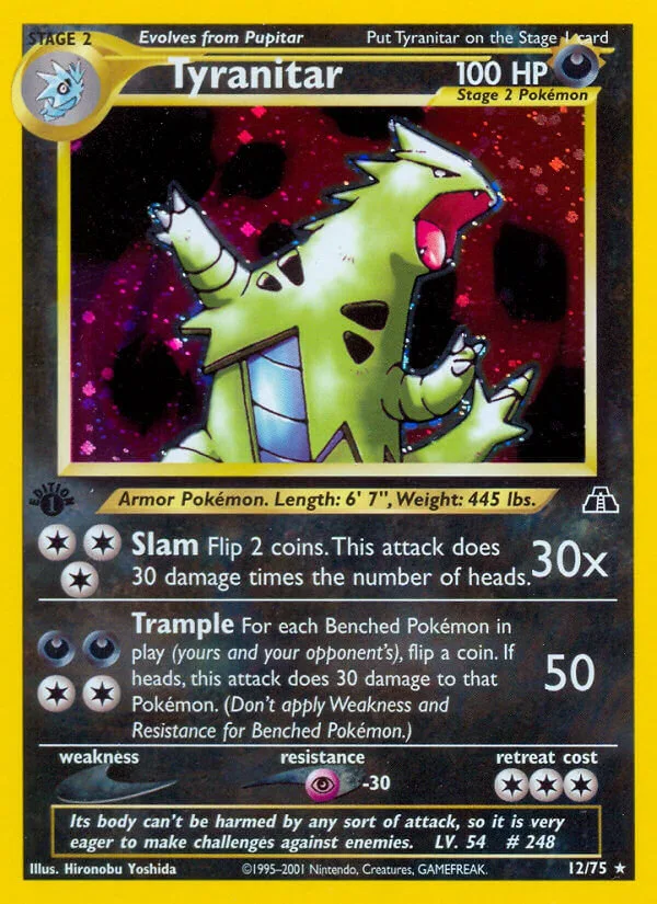 Tyranitar, Neo Discovery 12/75