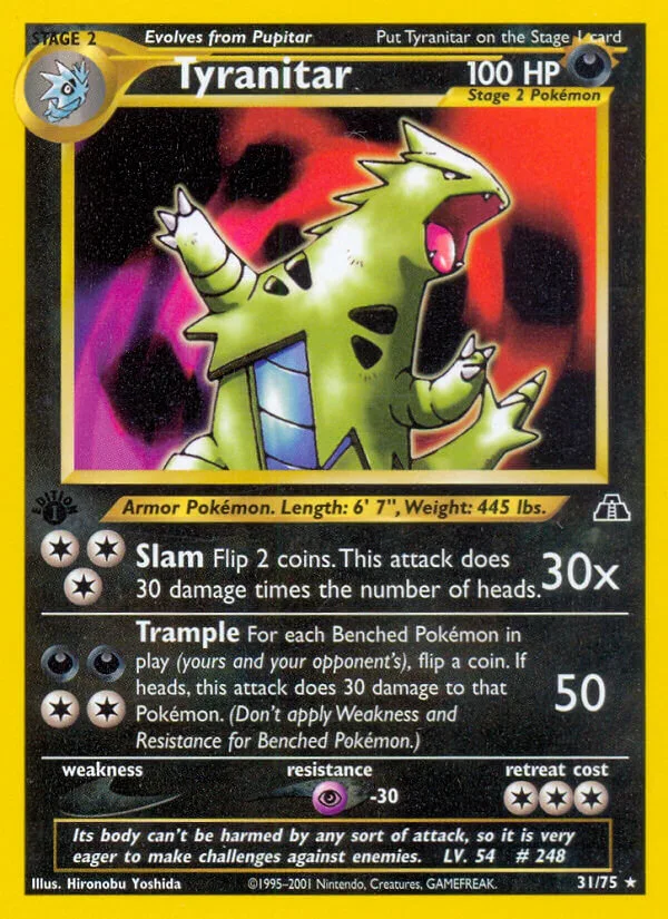 Tyranitar, Neo Discovery 31/75