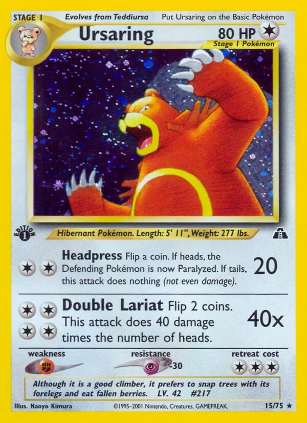Ursaring, Neo Discovery 15/75