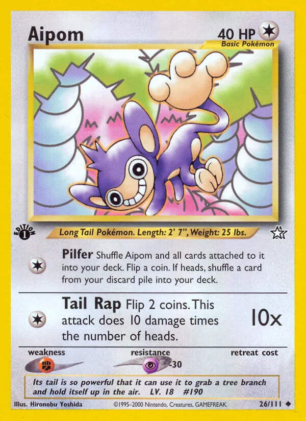 Aipom, Neo Genesis 26/111