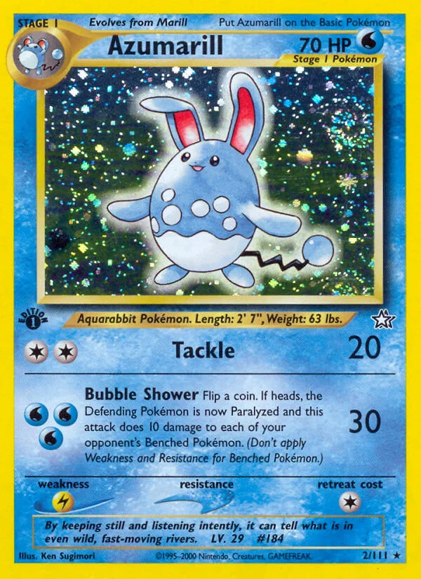 Azumarill, Neo Genesis 2/111