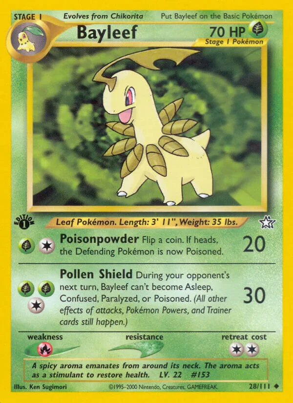 Bayleef, Neo Genesis 28/111