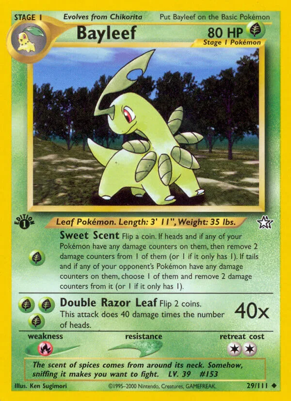 Bayleef, Neo Genesis 29/111