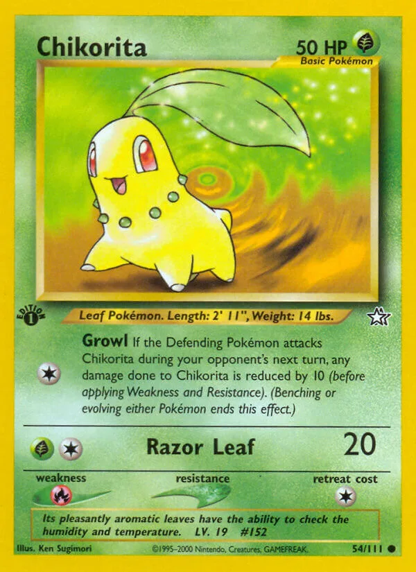 Chikorita, Neo Genesis 54/111