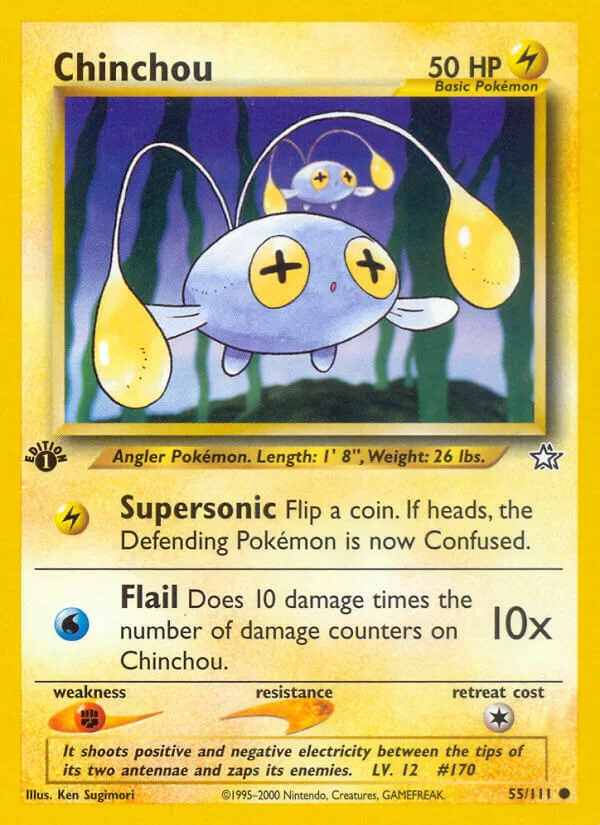 Chinchou, Neo Genesis 55/111