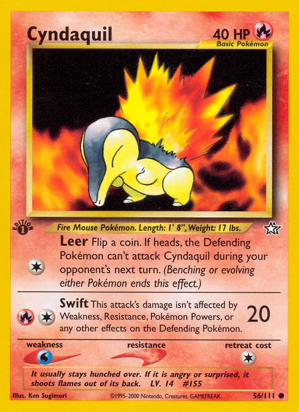 Cyndaquil, Neo Genesis 56/111