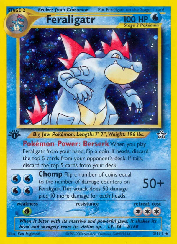 Feraligatr, Neo Genesis 4/111