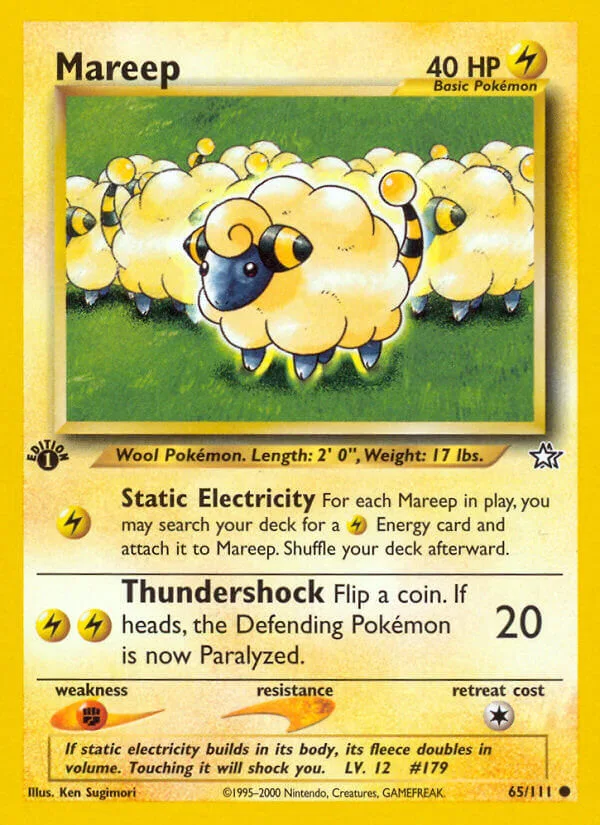 Mareep, Neo Genesis 65/111