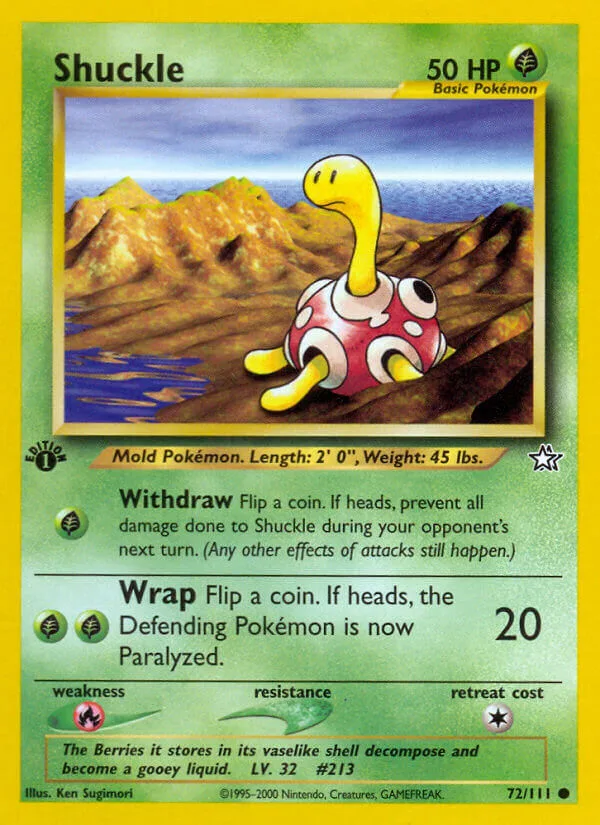Shuckle, Neo Genesis 72/111
