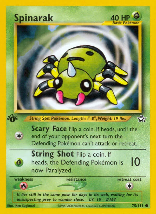 Spinarak, Neo Genesis 75/111