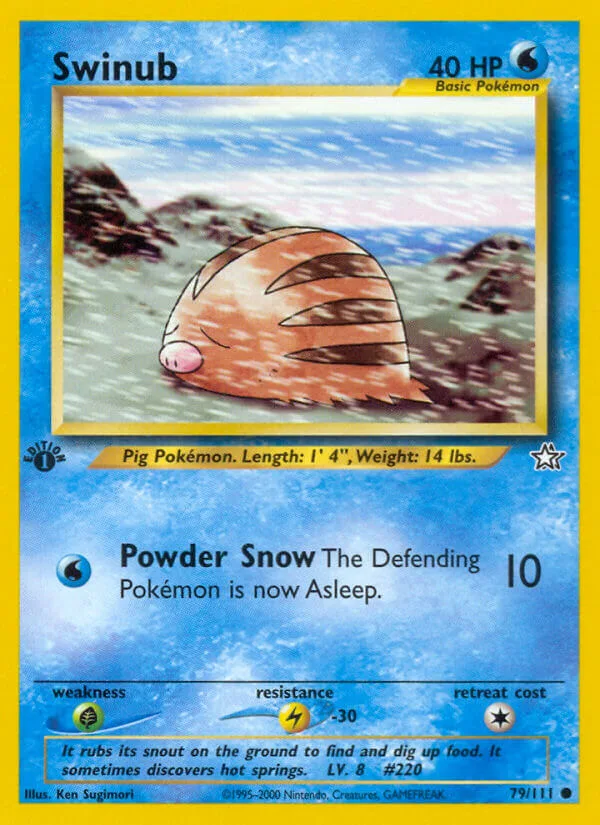 Swinub, Neo Genesis 79/111